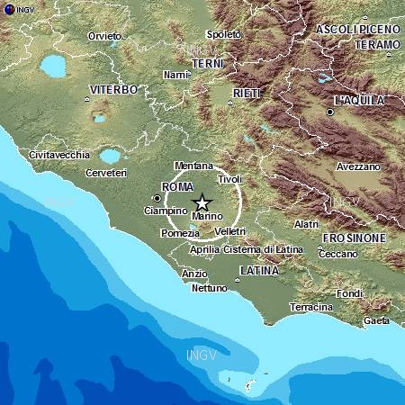 terremoto castelli romani