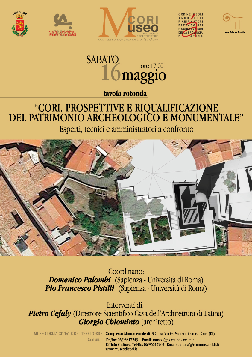 CONFERENZA MUSEO 16 MAGGIO - LOCANDINA