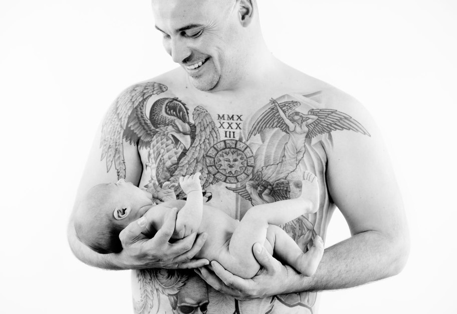amore-di-papa-neonato-figlio